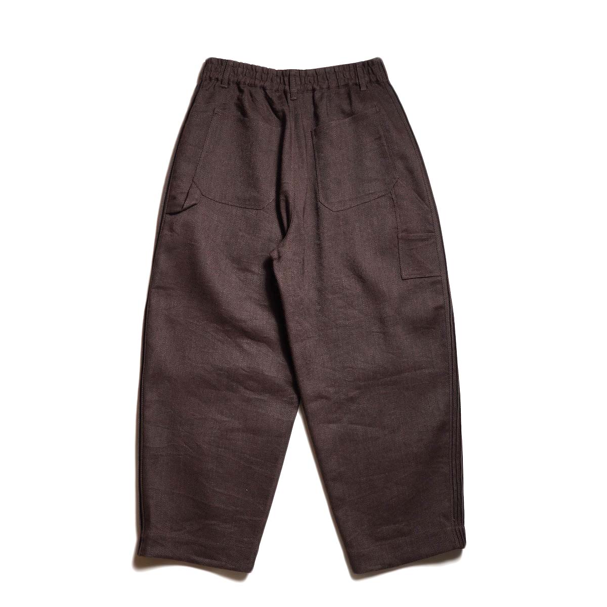 Pheeta / PH016CMen-PT3 PANTS (Dark Brown) 背面