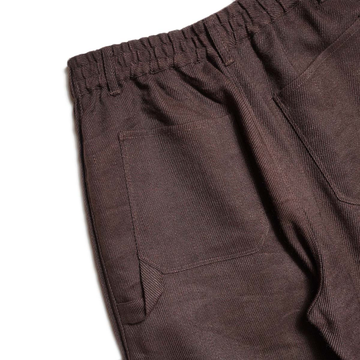Pheeta / PH016CMen-PT3 PANTS (Dark Brown) ヒップポケット