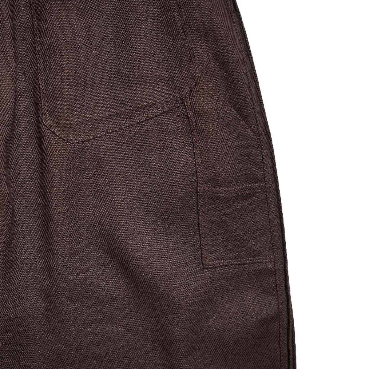 Pheeta / PH016CMen-PT3 PANTS (Dark Brown) ツールポケット