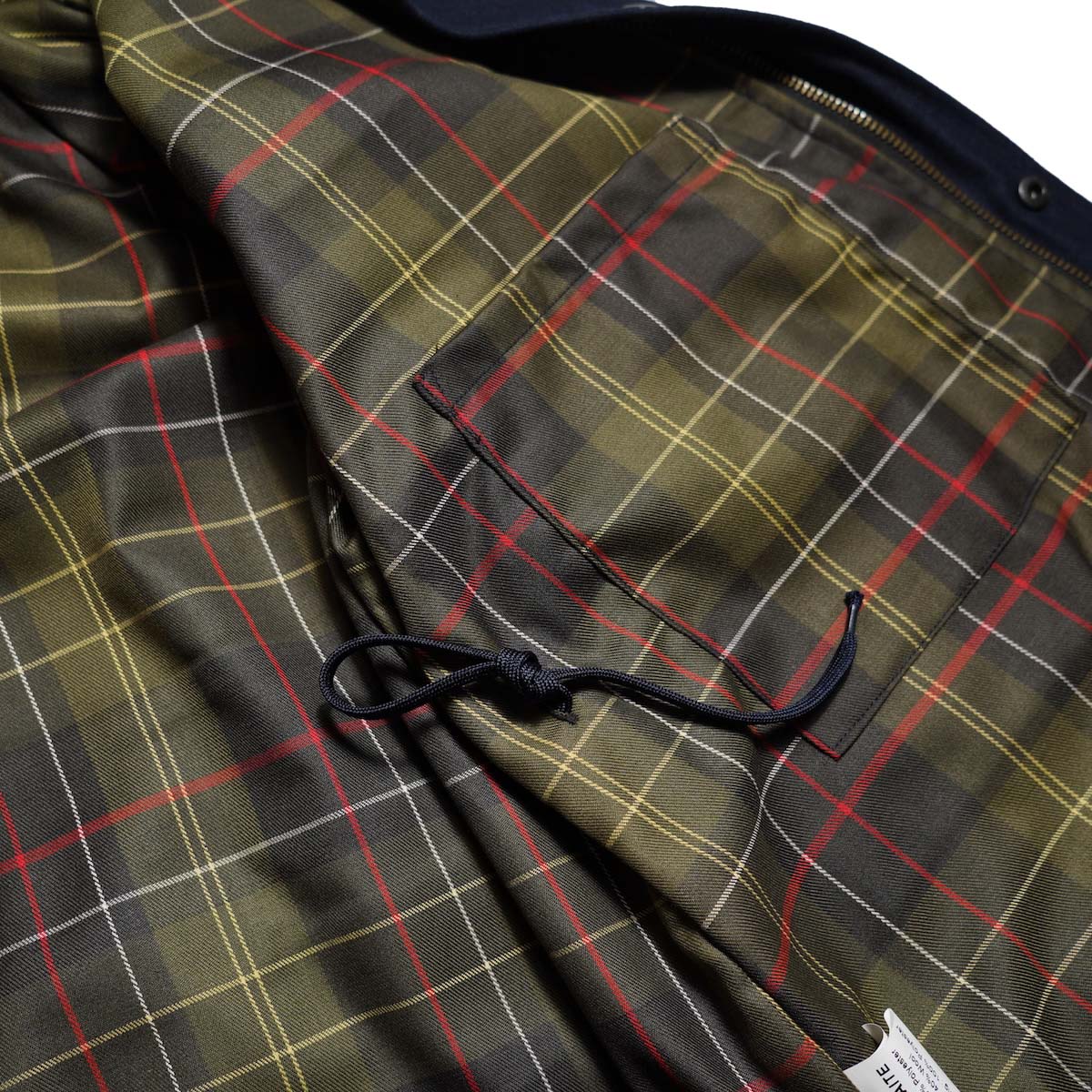 PORTRAITE / Classic Field Jacket-Long (Dark Navy Wool) ウエストコード