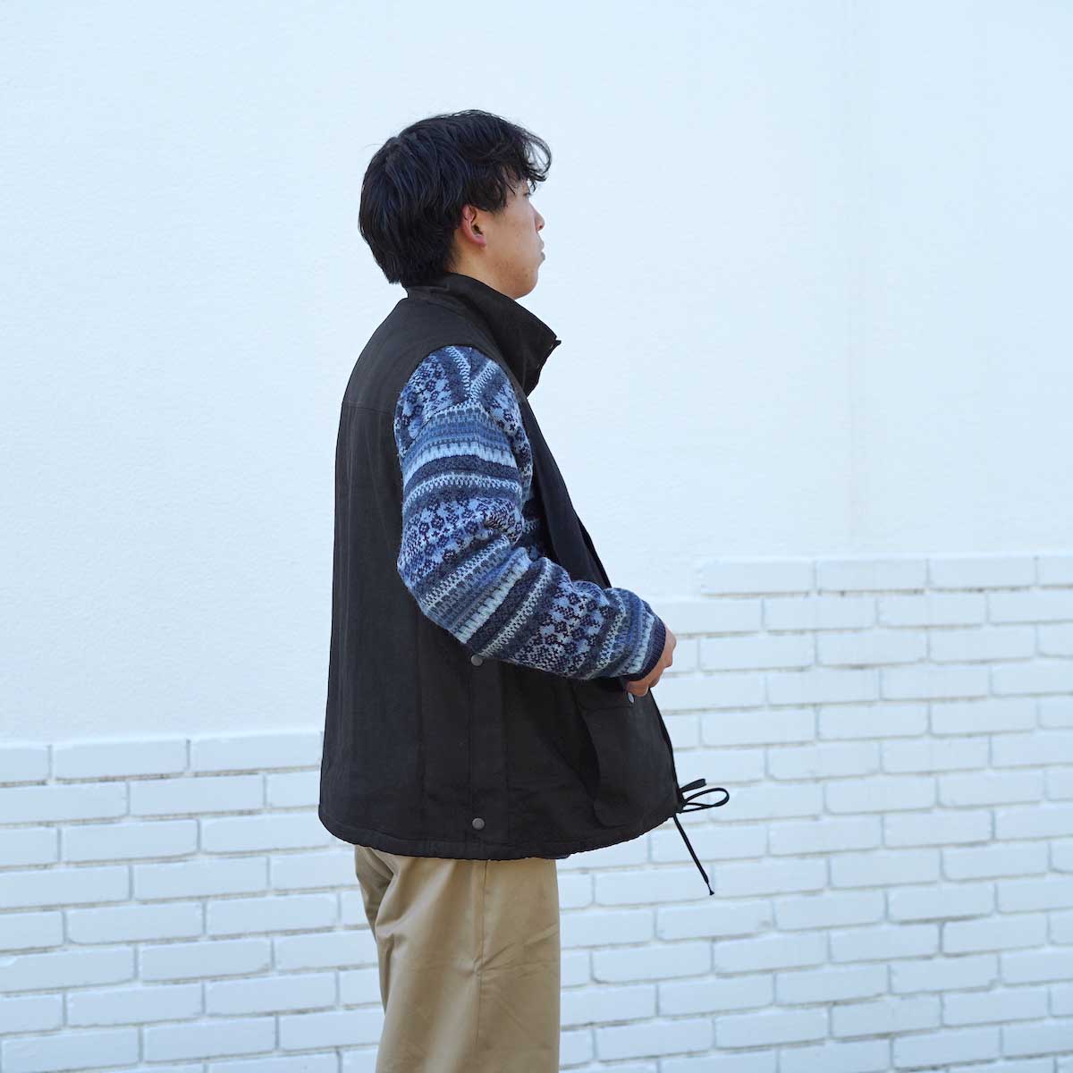 PORTRAITE / Over Vest - Canvas (Black)