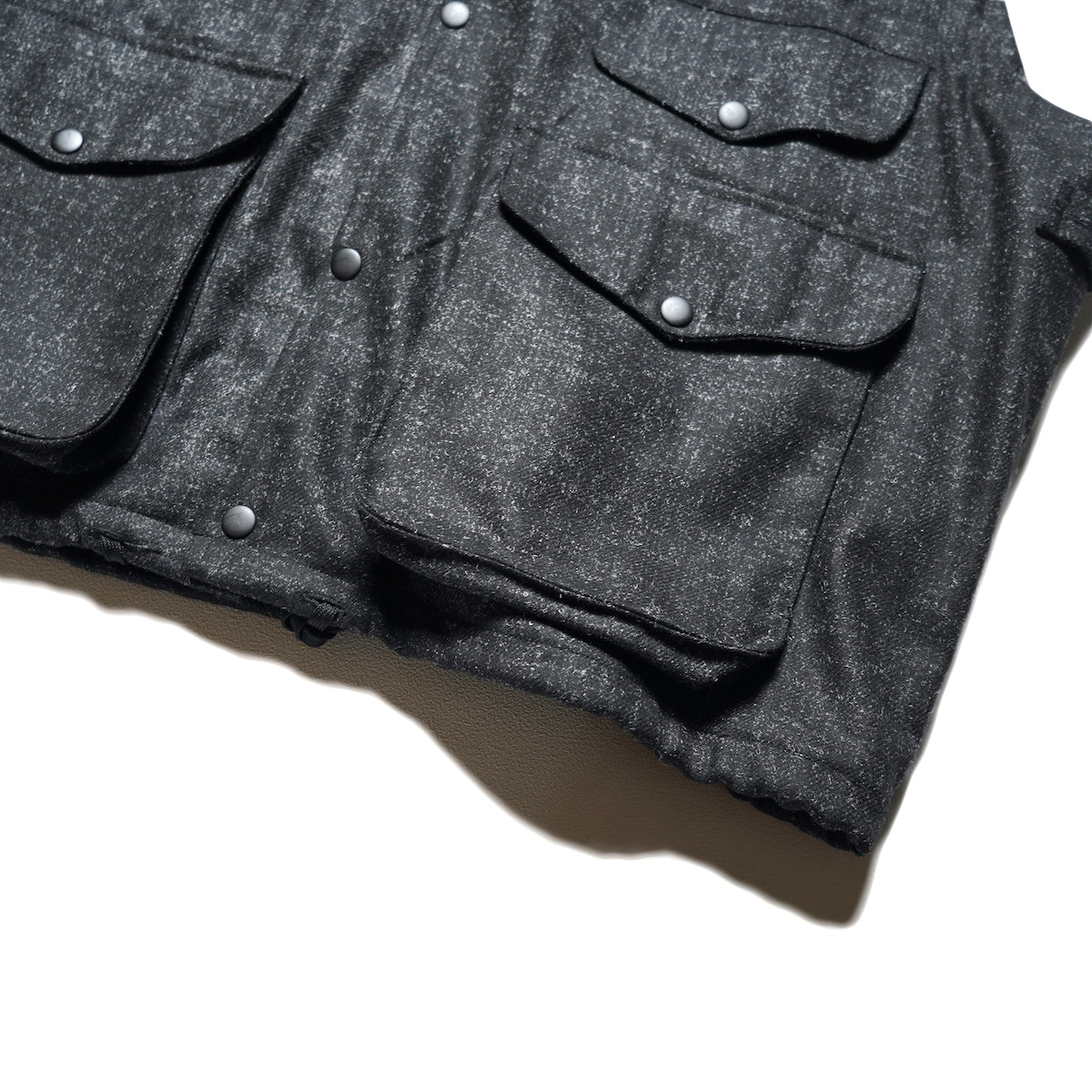 PORTRAITE / Over Vest Tweed (Charcoal)