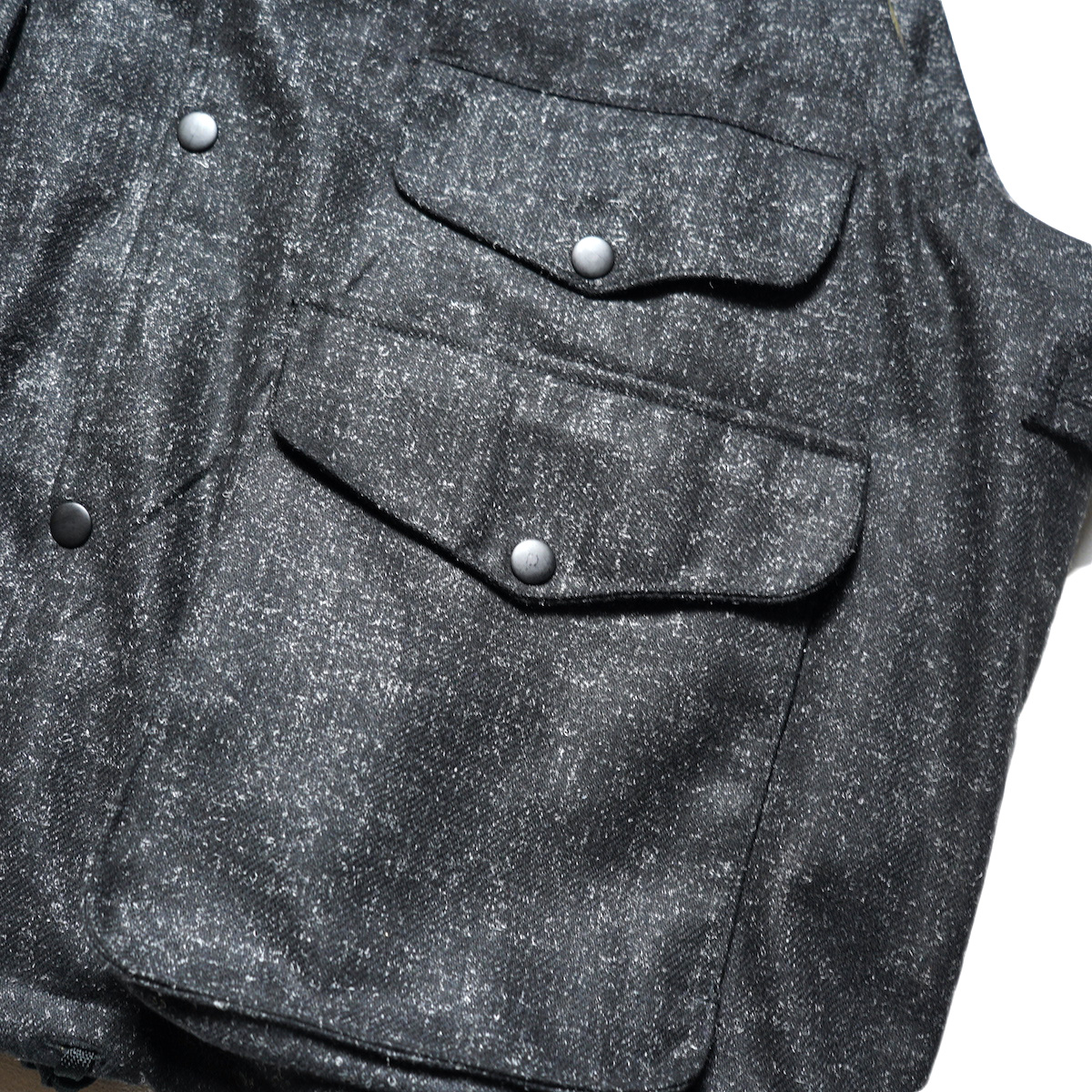 PORTRAITE / Over Vest Tweed (Charcoal)