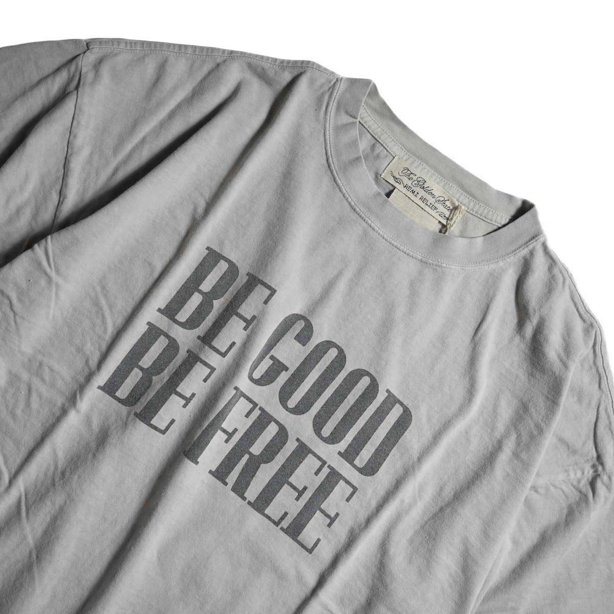 REMI RELIEF / HARD SP加⼯20/天竺BIGサイズT(BEFREE) (S.Gray)ネック