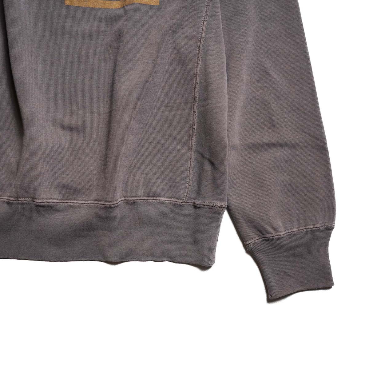 美品 ■日本製□ REMI RELIEF ヴィンテージ加工コート濃淡グレー　Ｌ BEAMS PLUS（ビームス プラス）【別注】REMI RELIEF / Balmacaan