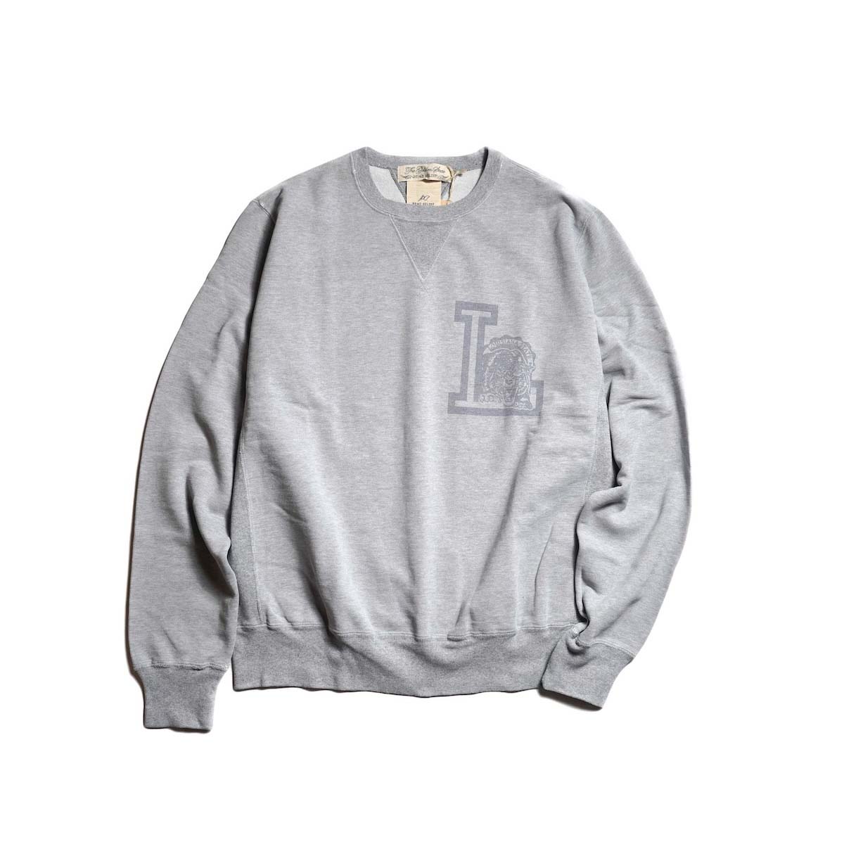 REMI RELIEF / SP加⼯裏毛クルー - L (Heather Gray)