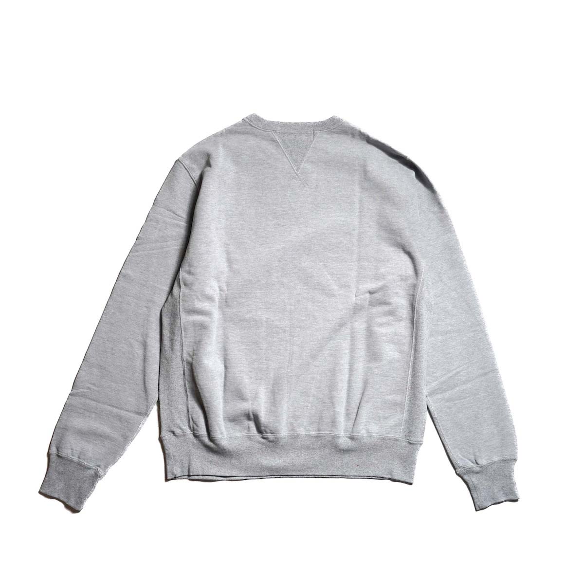 REMI RELIEF / SP加⼯裏毛クルー - L (Heather Gray)