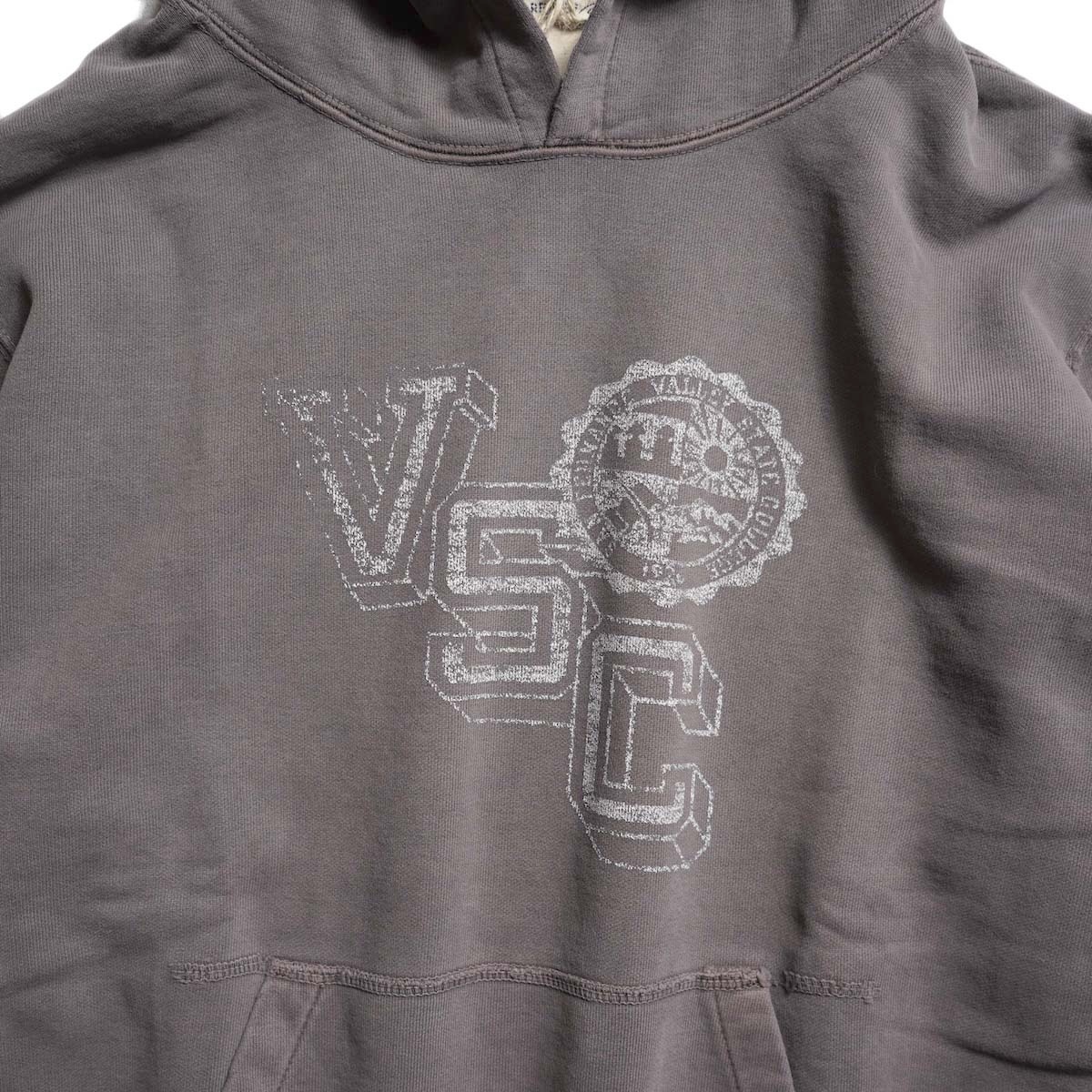 REMI RELIEF / SP加⼯裏毛パーカー - VSC (Brown)