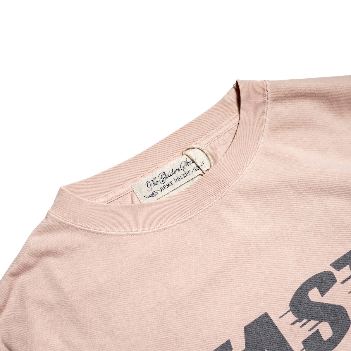 REMI RELIEF / HARD SP加工20/-天竺レギュラーT - FAST DAY (L.Pink) ネック