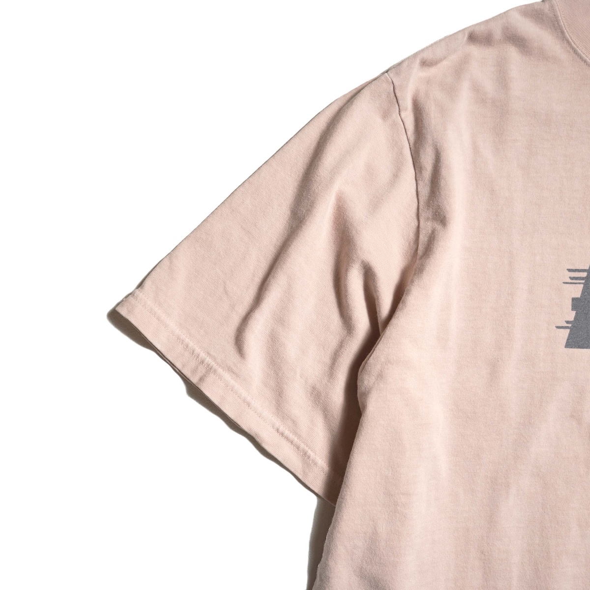 REMI RELIEF / HARD SP加工20/-天竺レギュラーT - FAST DAY (L.Pink) 袖
