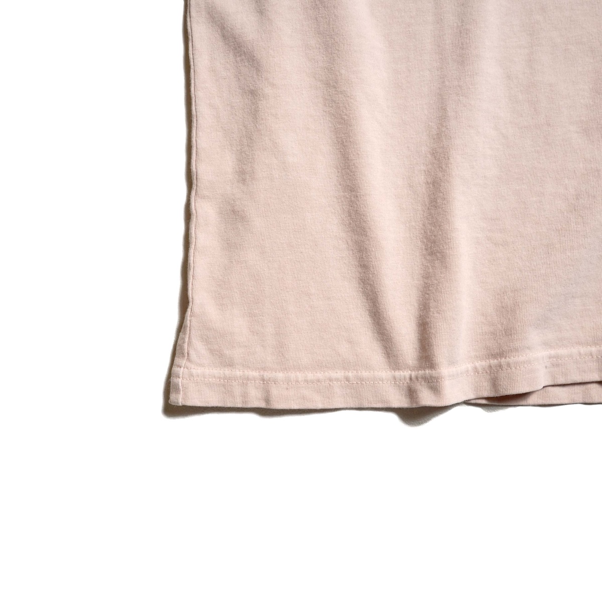 REMI RELIEF / HARD SP加工20/-天竺レギュラーT - FAST DAY (L.Pink) 裾