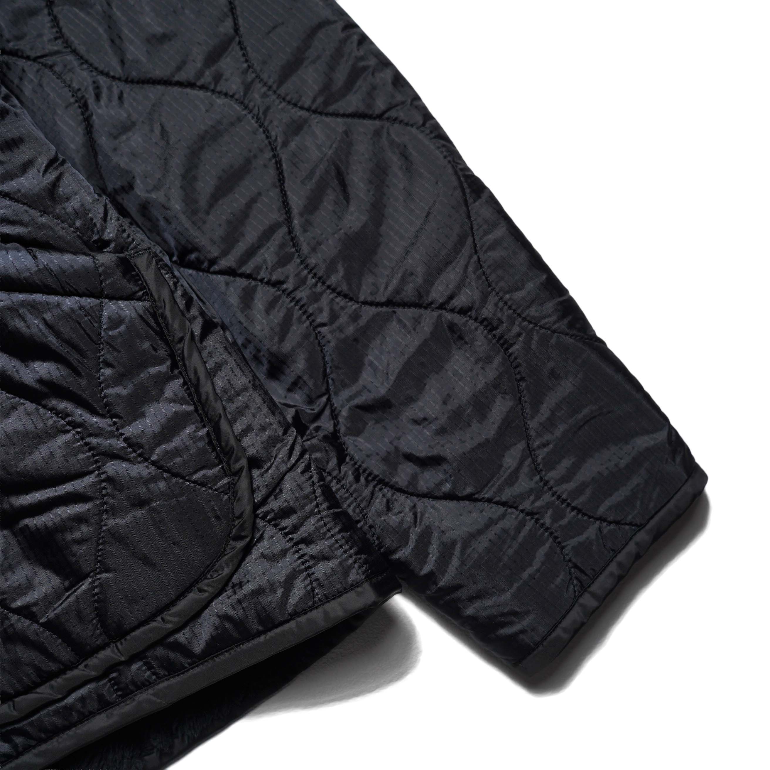 REMI RELIEF / ナイロンリップボアリバーシブルJKT (Black) A面-袖