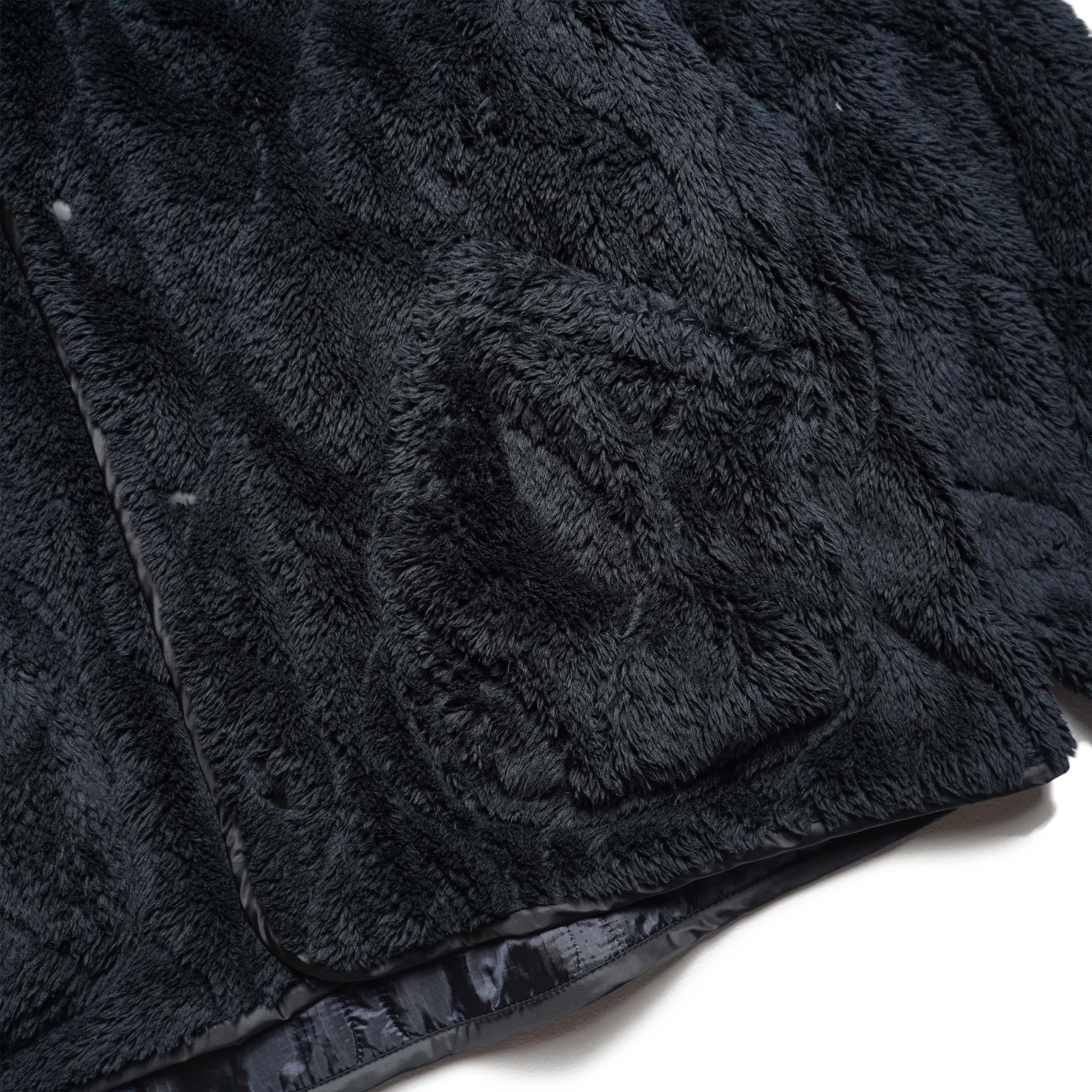 REMI RELIEF / ナイロンリップボアリバーシブルJKT (Black) B面-ポケット