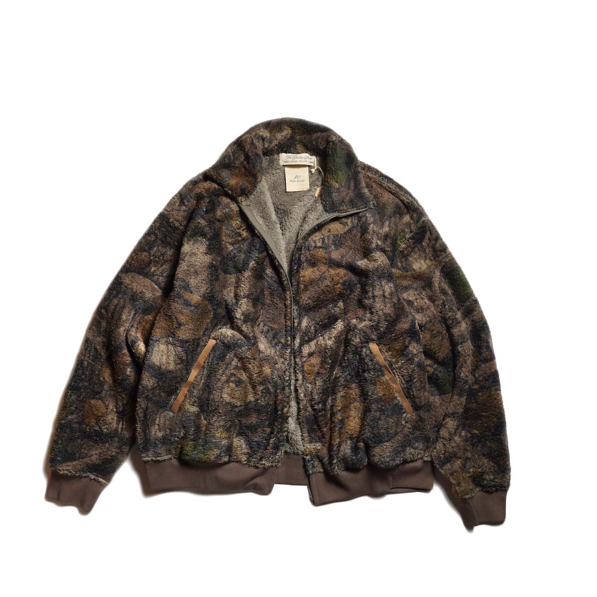 REMI RELIEF / シャギーフリースZIP JKT (Camo)