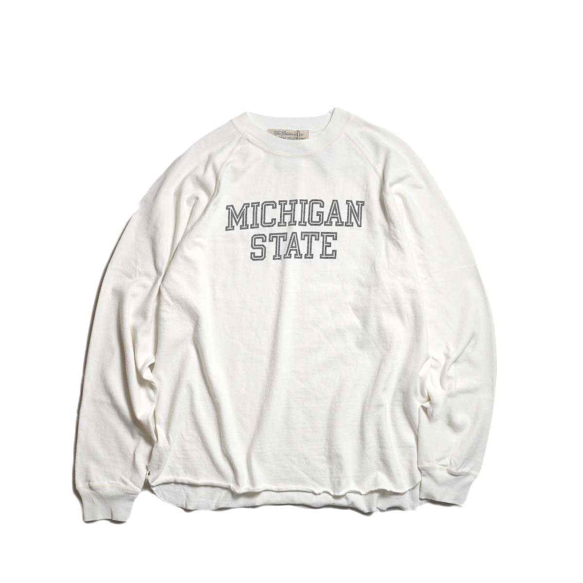 REMI RELIEF / 8/天竺ラグランロンT - MICHIGAN STATE (Off)