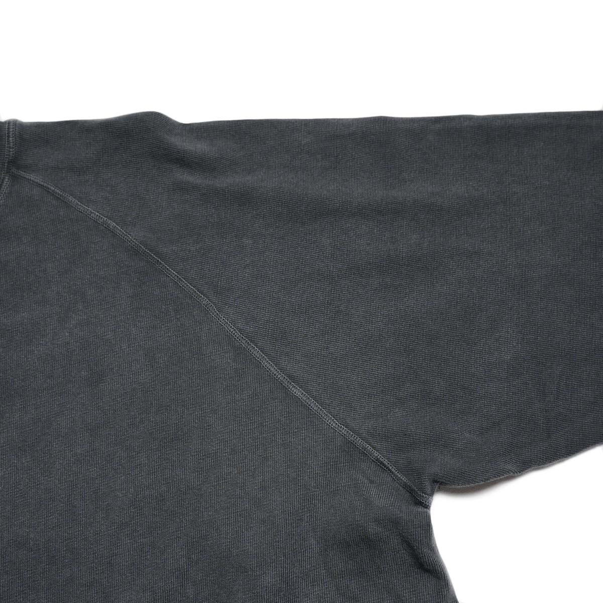 REMI RELIEF / 8/天竺ラグランロンT (Black) ラグランスリーブ