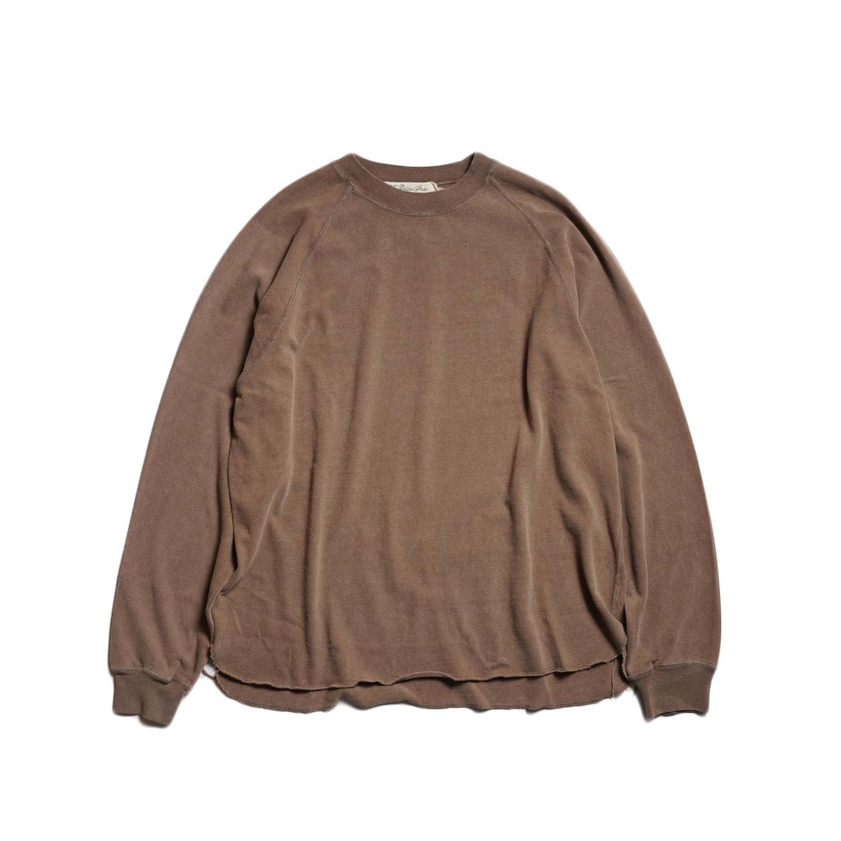 REMI RELIEF / 8/天竺ラグランロンT (Brown)