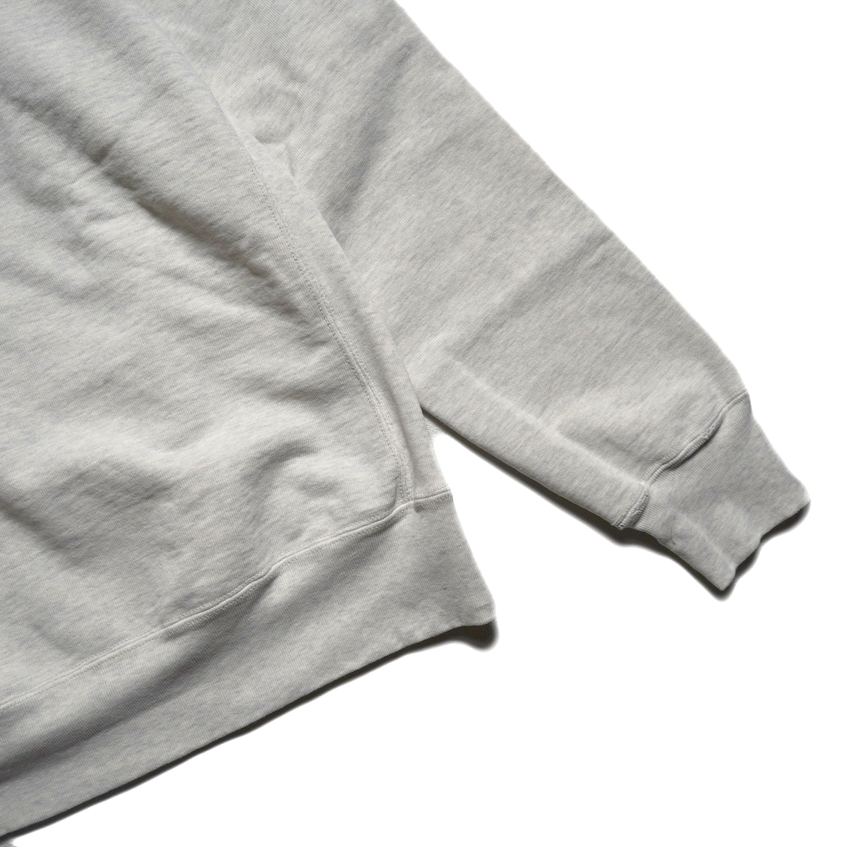 REMI RELIEF / SP加工裏毛クルー (Oatmeal) リブ