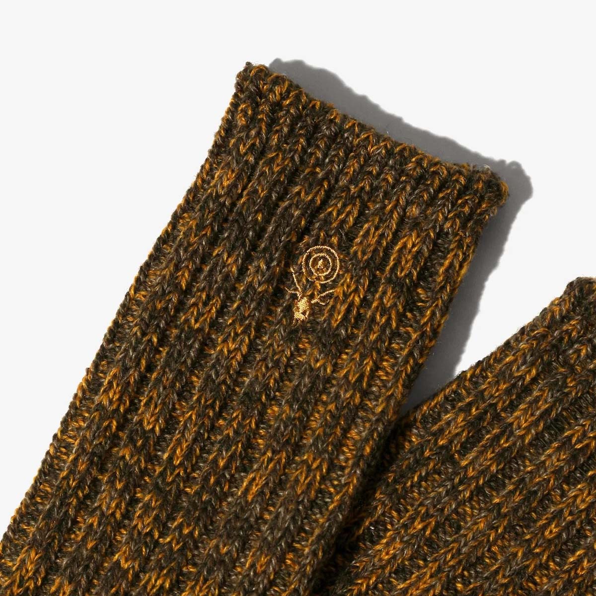 South2 West8 / Melange Socks (Yellow) 刺繍