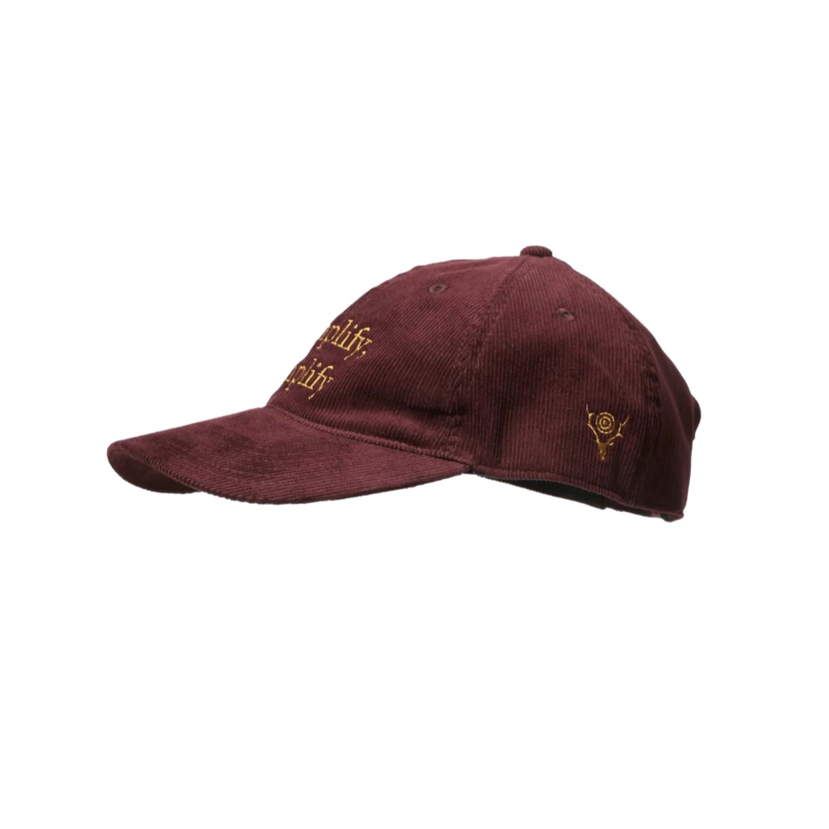 South2 West8 / 6Panel Cap - Corduroy (Burgundy)
