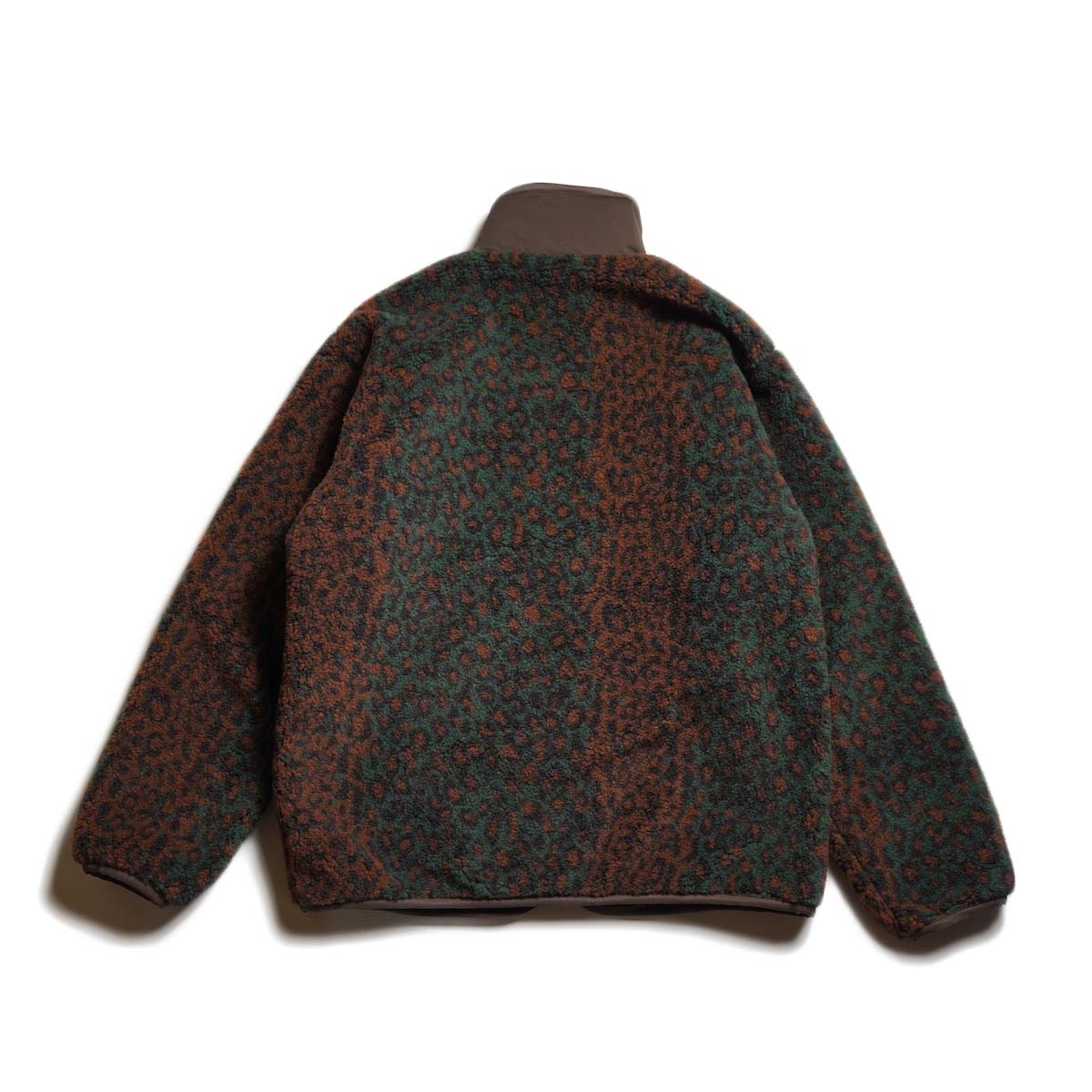 South2 West8 / Piping Jacket - Boa Jacquard (Green) 背面