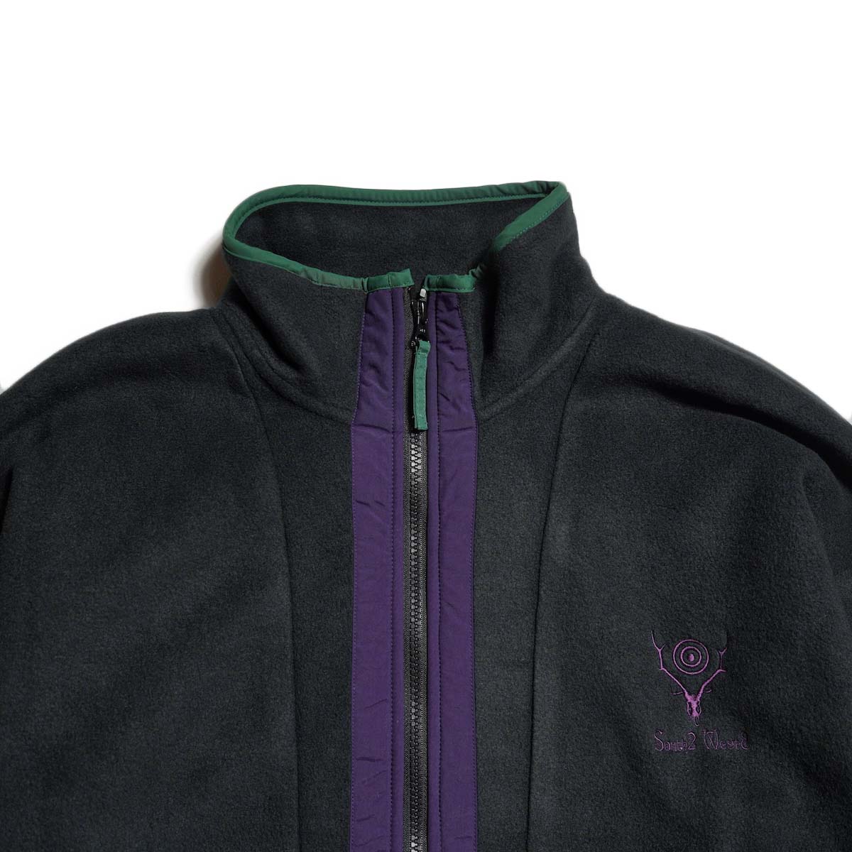 South2 West8 × COLUMBIA PFG / Wintertrainer™ Fleece Jacket (Black/Black) スタンドカラー