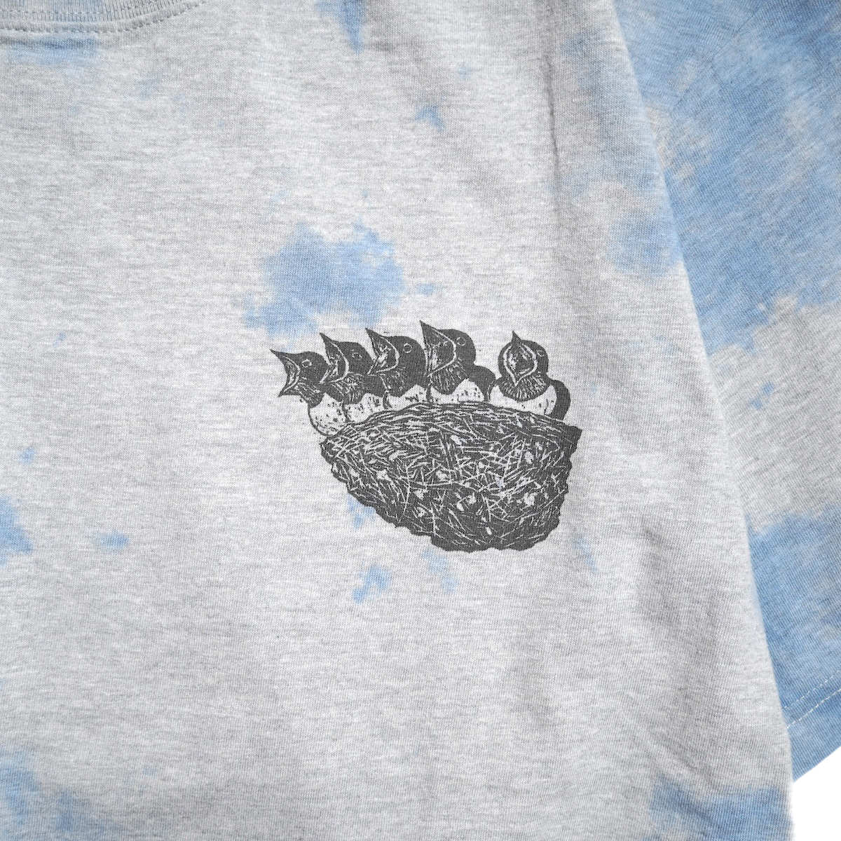 South2 West8 × F.KITAMURA / S/S Tee - C/PE Jersey / Swallowe (Blue)
