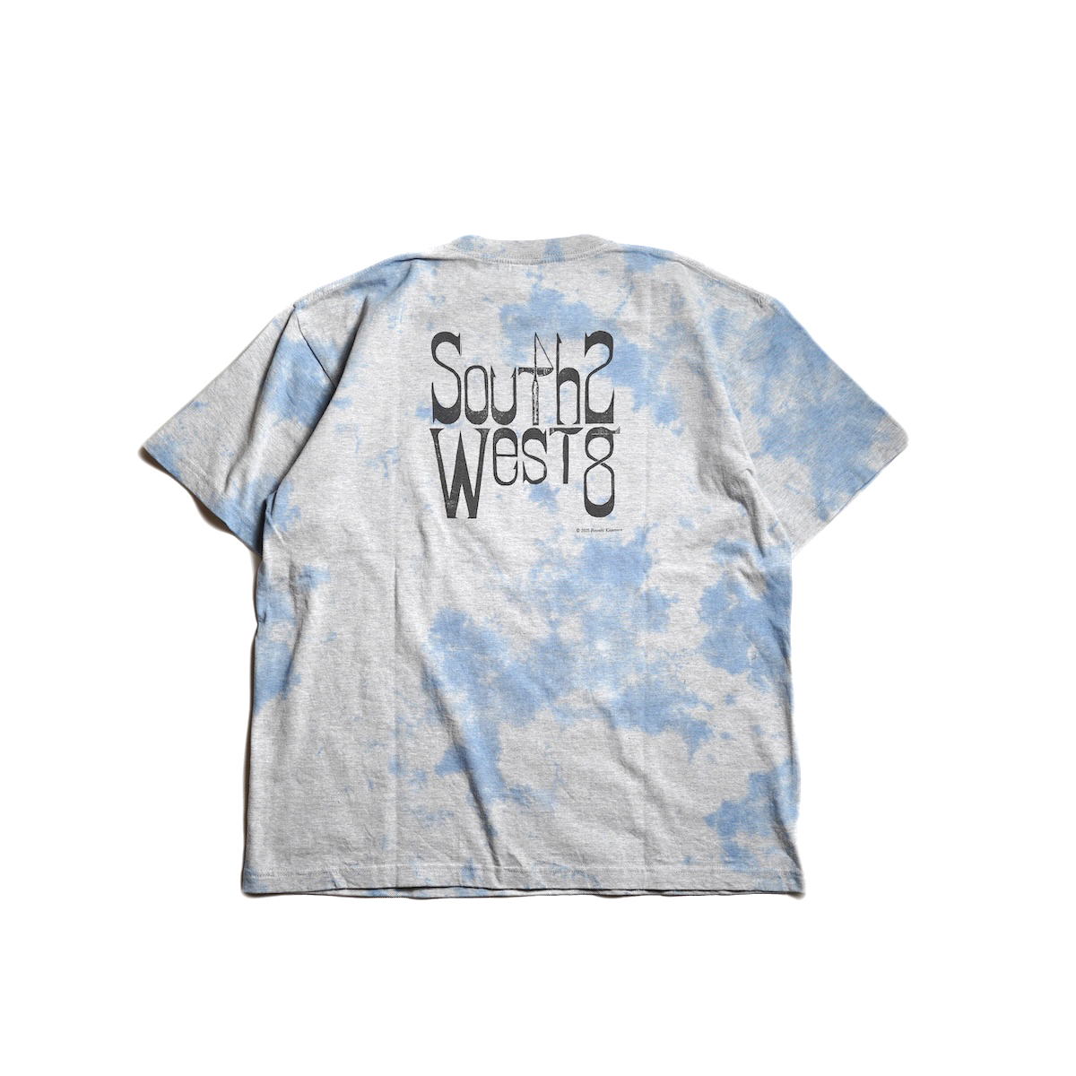 South2 West8 × F.KITAMURA / S/S Tee - C/PE Jersey / Swallowe (Blue)