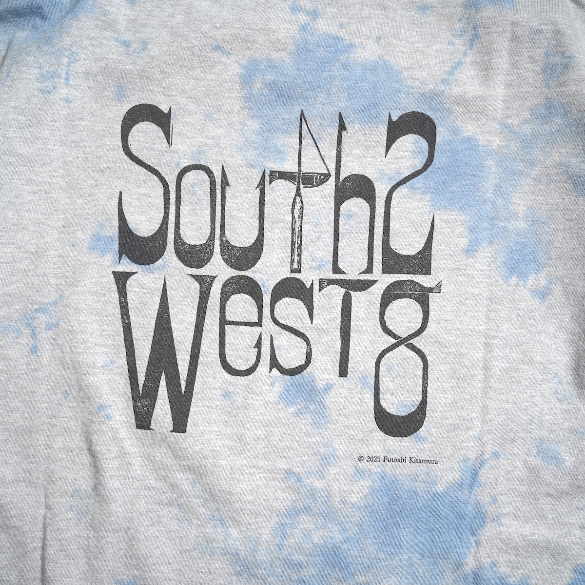 South2 West8 × F.KITAMURA / S/S Tee - C/PE Jersey / Swallowe (Blue)