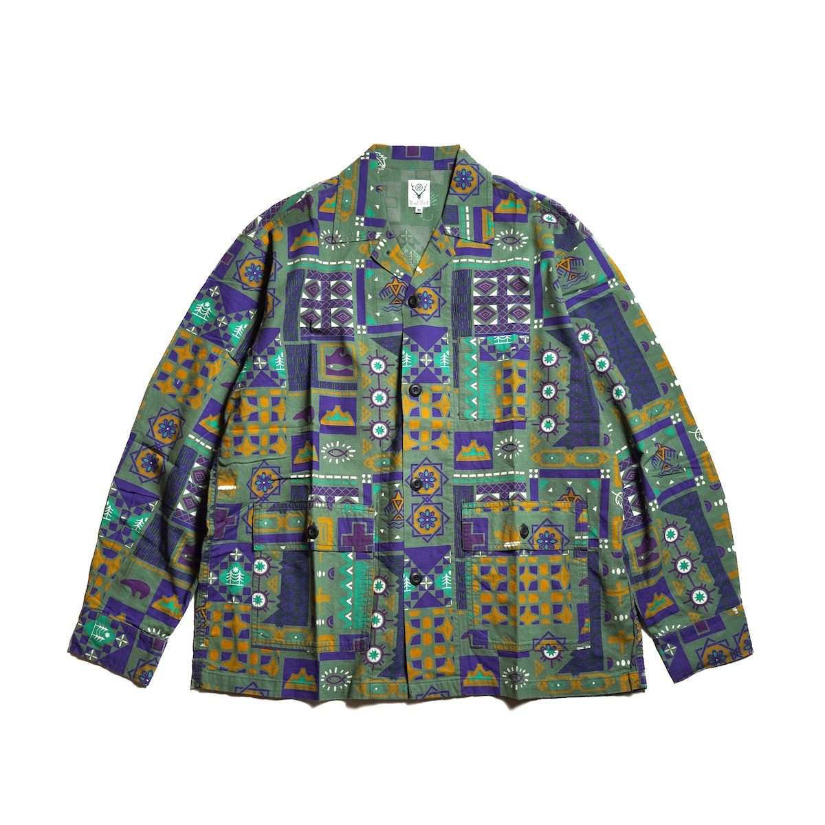 ジャケット・アウター South2 West8 Hunting Shirt South2 West8 / Hunting Shirt - Flannel Cloth / Printed