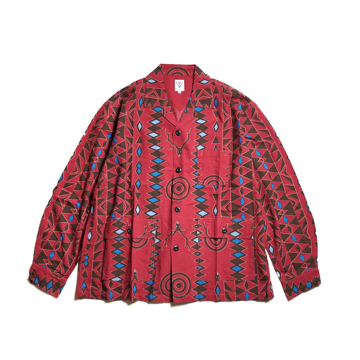 South2 West8 / Hunting Shirt - Flannel Cloth / Printed