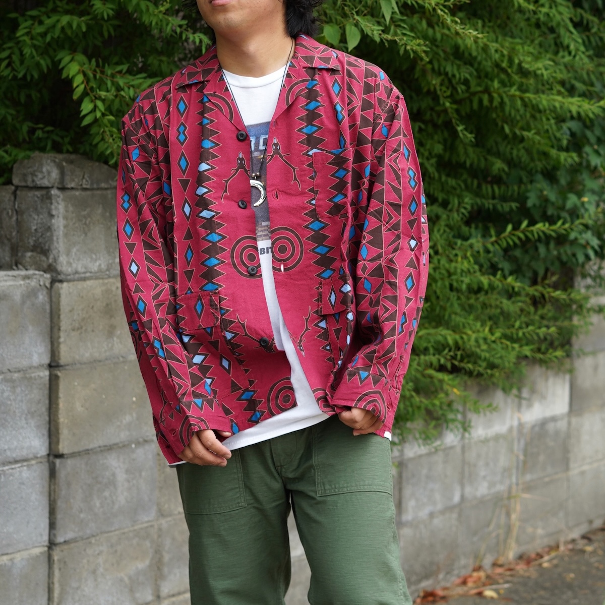 South2 West8 / Hunting Shirt - Flannel Cloth / Printed