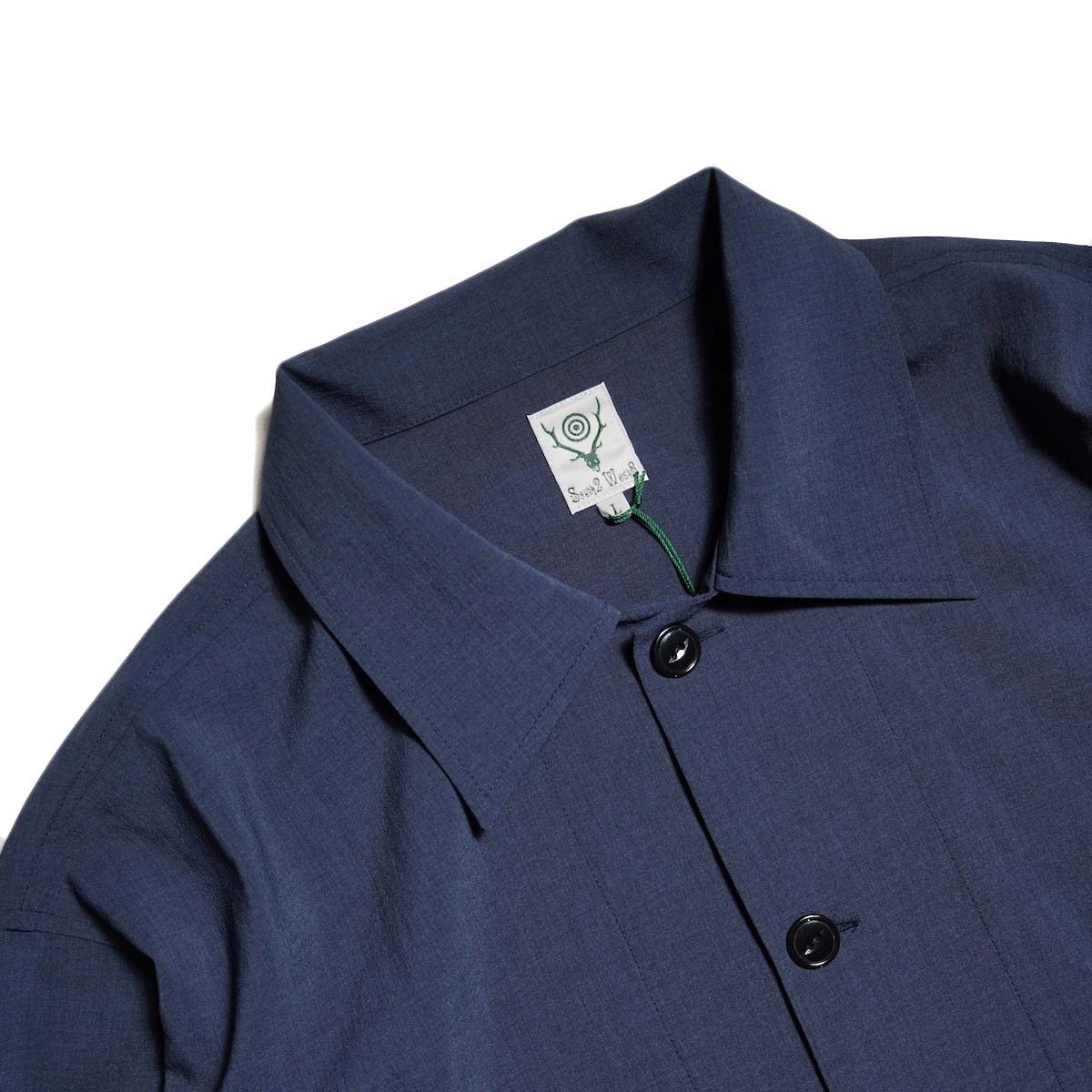South2 West8 / Hunting Shirt - Poly Oxford (Navy)