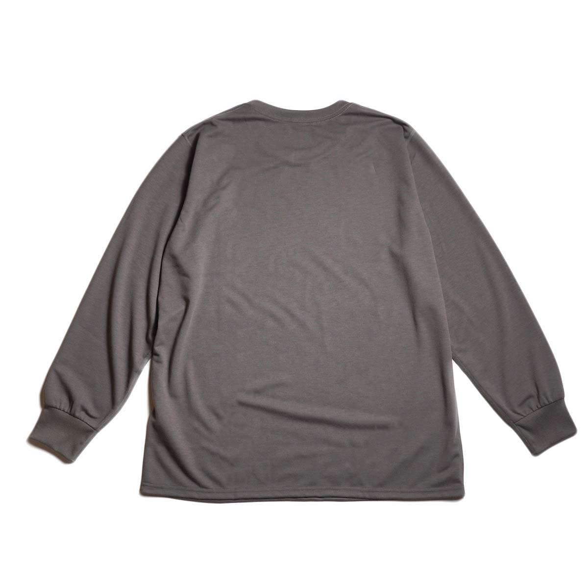 South2 West8 /  L/S Tee - Simplify,simplify (Grey) 背面