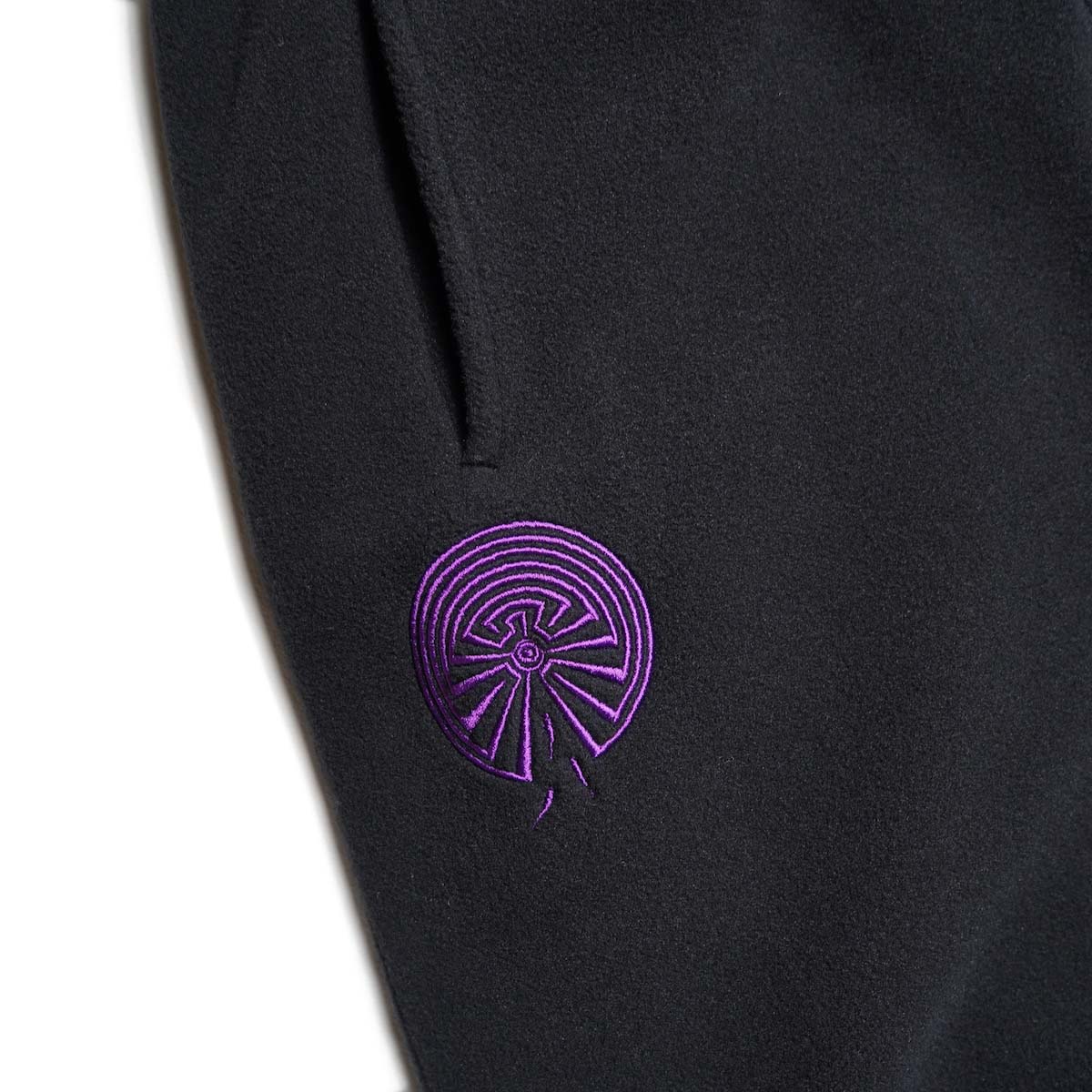 South2 West8 / Emb. String Sweat Pant - Poly Fleece (Black) メイズ刺繍