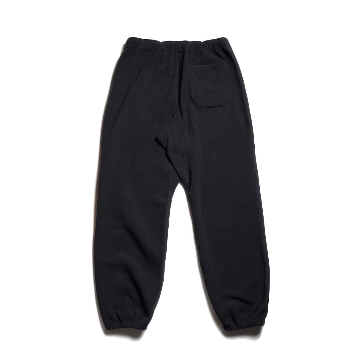 South2 West8 / Emb. String Sweat Pant - Poly Fleece (Black) 背面