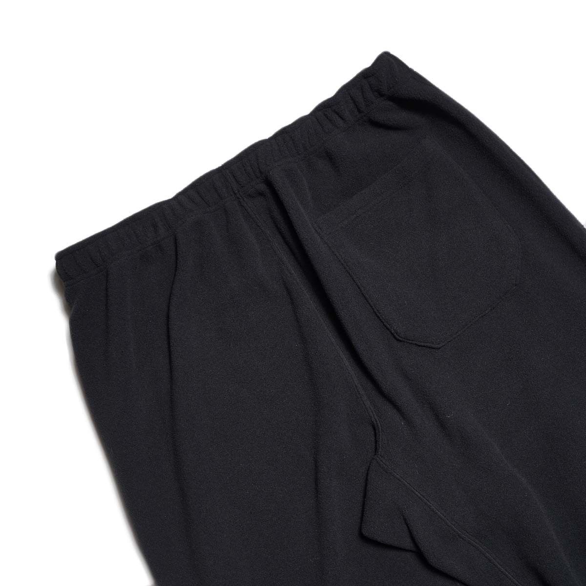 South2 West8 / Emb. String Sweat Pant - Poly Fleece (Black) ヒップポケット