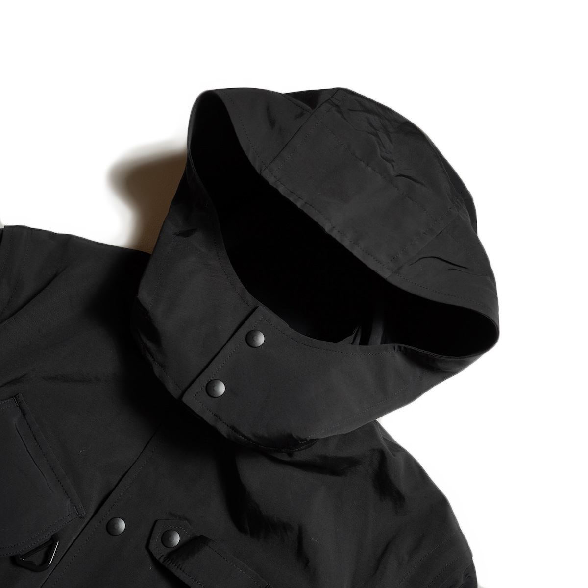 South2 West8 / Tenkara Trout Parka - C/N Grosgrain (Black) フード