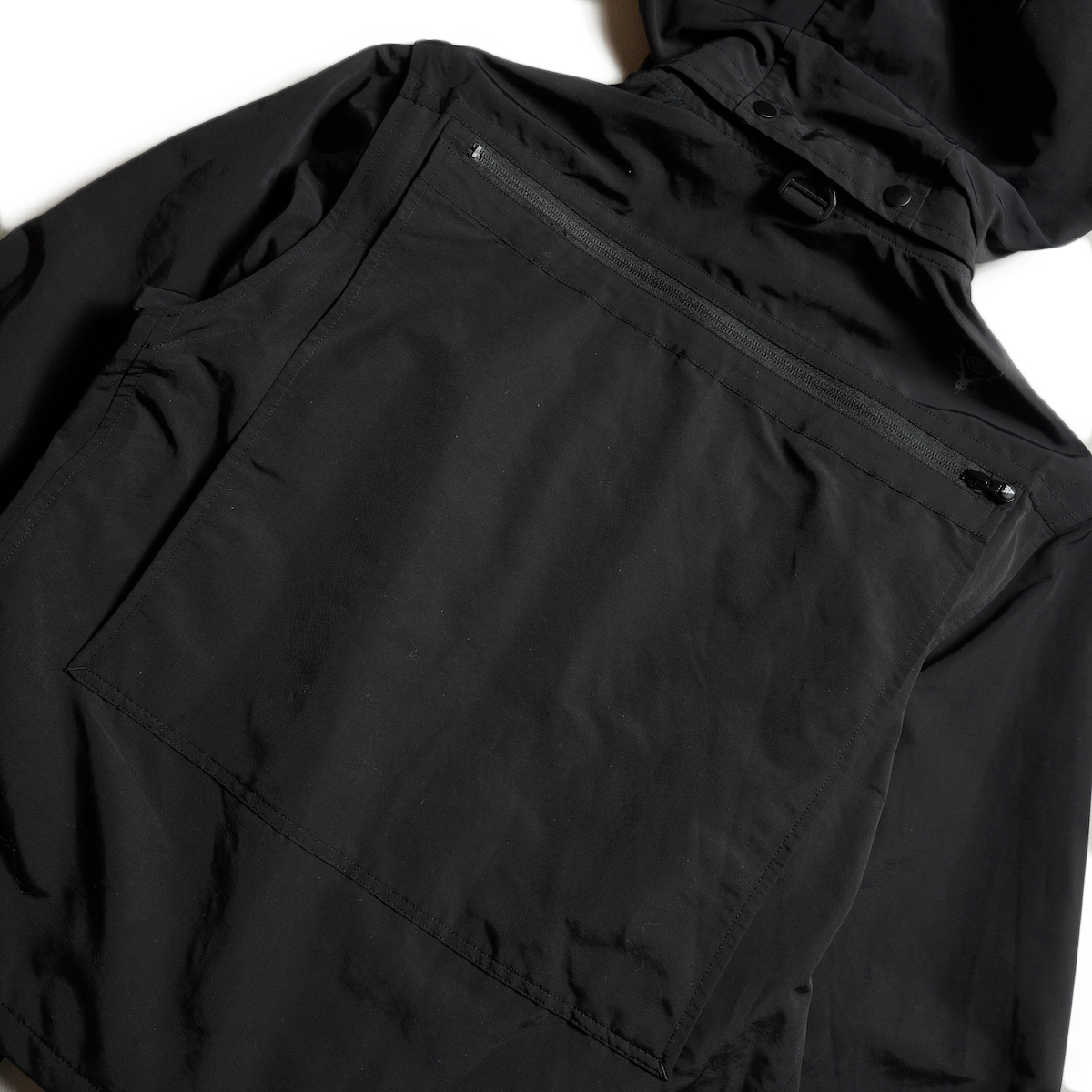 South2 West8 / Tenkara Trout Parka - C/N Grosgrain (Black) 背面ポケット