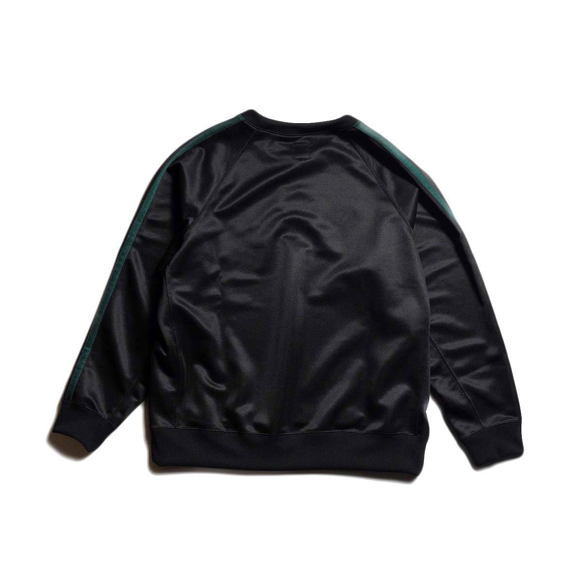 South2 West8 / Trainer Crew Neck Shirt - Poly Smooth (Black) 背面