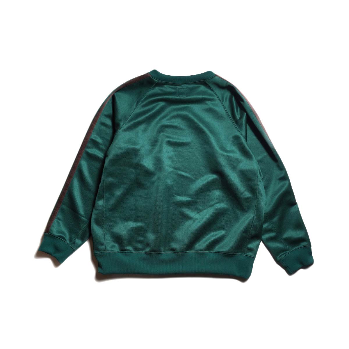 South2 West8 / Trainer Crew Neck Shirt - Poly Smooth (Green) 背面