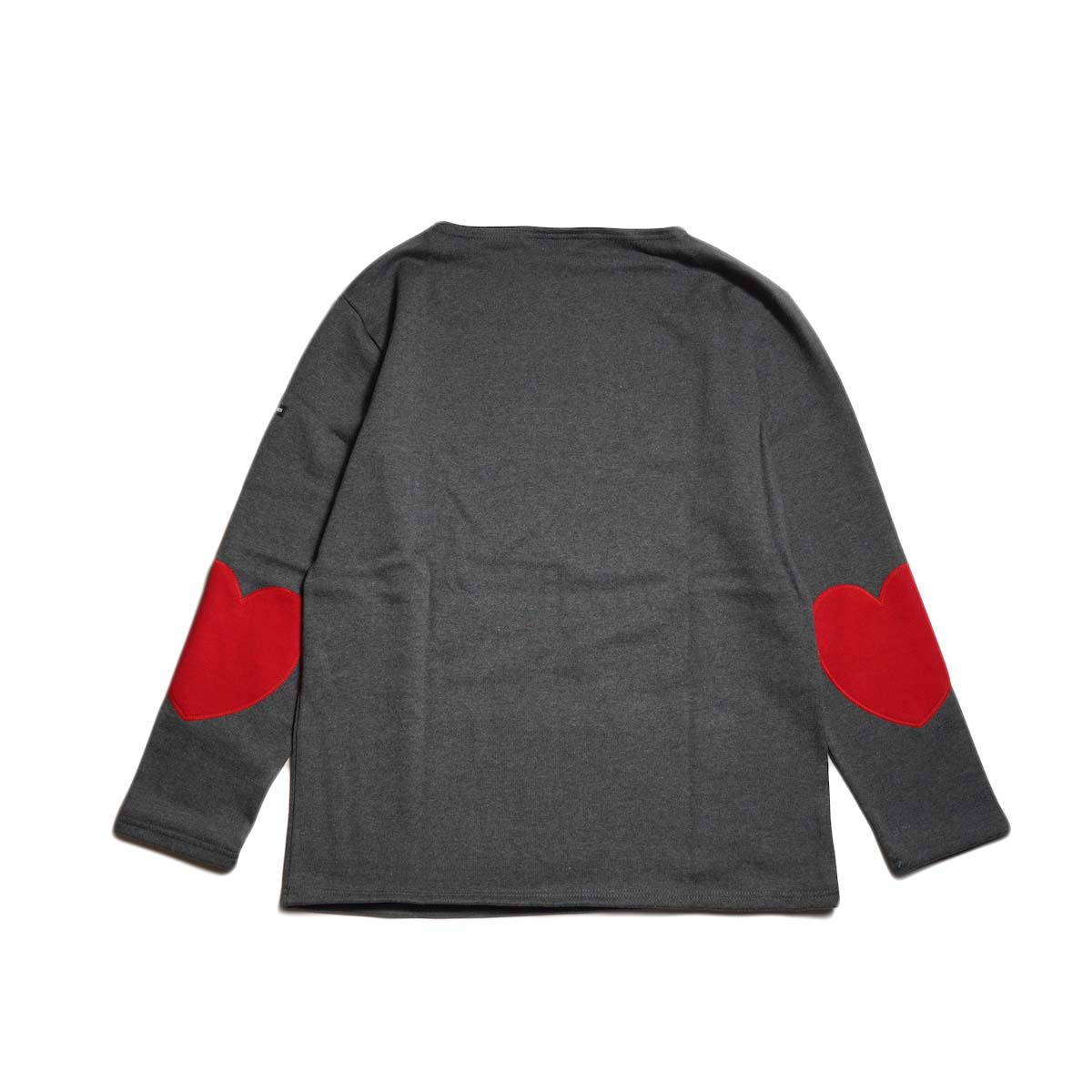 SAINT JAMES / OUESSANT "HEART ELBOW PATCH" (TC.Grey/Tulipe)