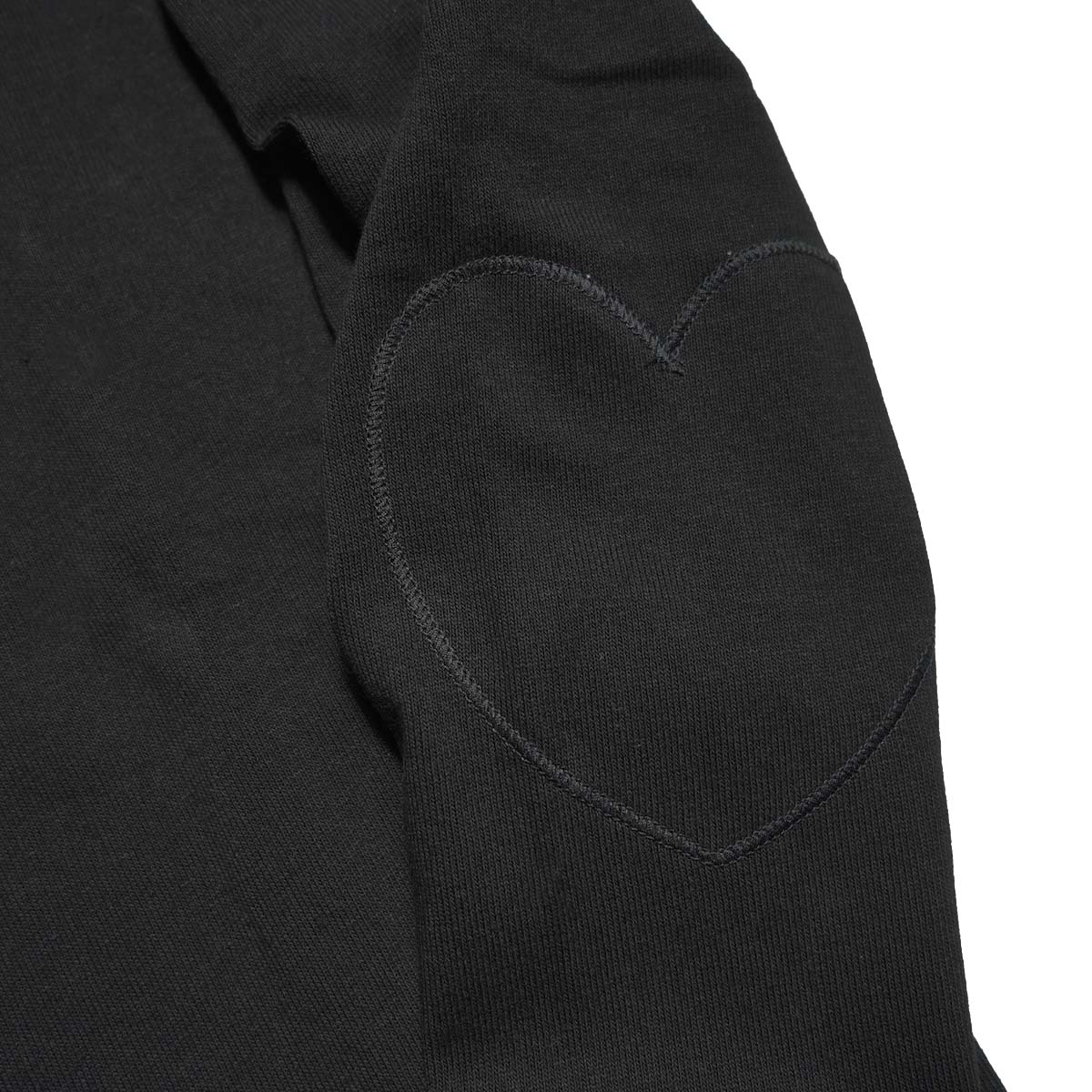 SAINT JAMES / OUESSANT "HEART ELBOW PATCH" (Noir/Noir) エルボーパッチ