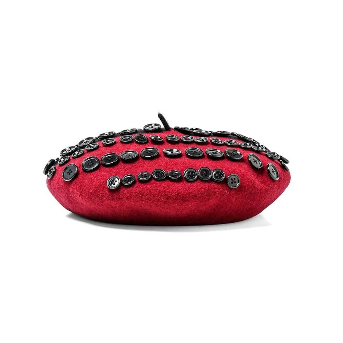 The Soloist / sa.0020SS25 two-tone beret. (Black×Red) サイド②
