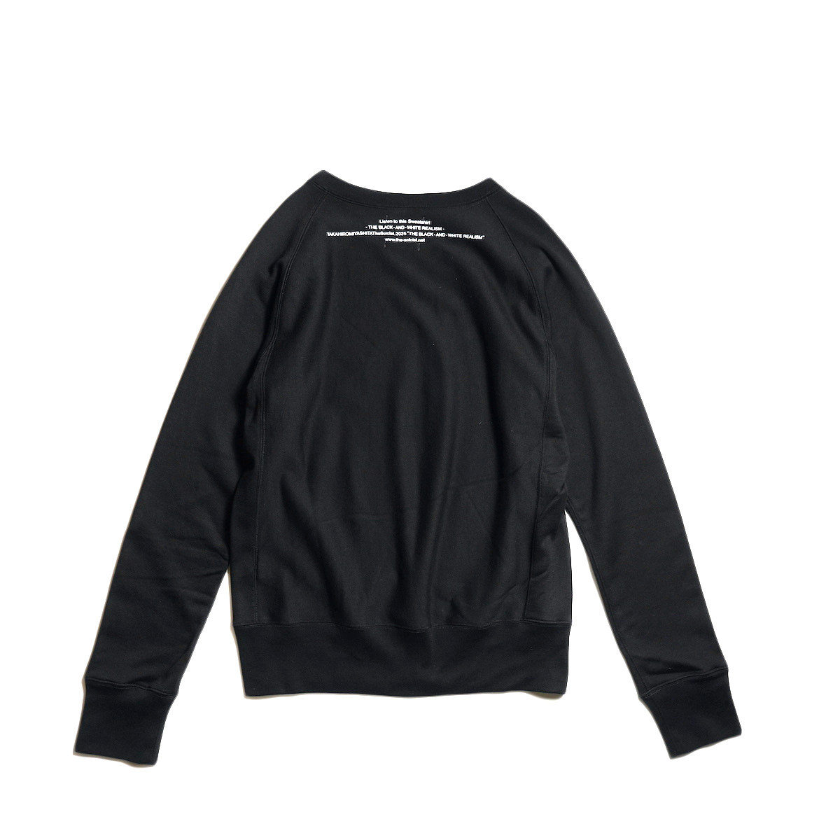 The Soloist / sc0029AW25 crew neck sweat shirt.
