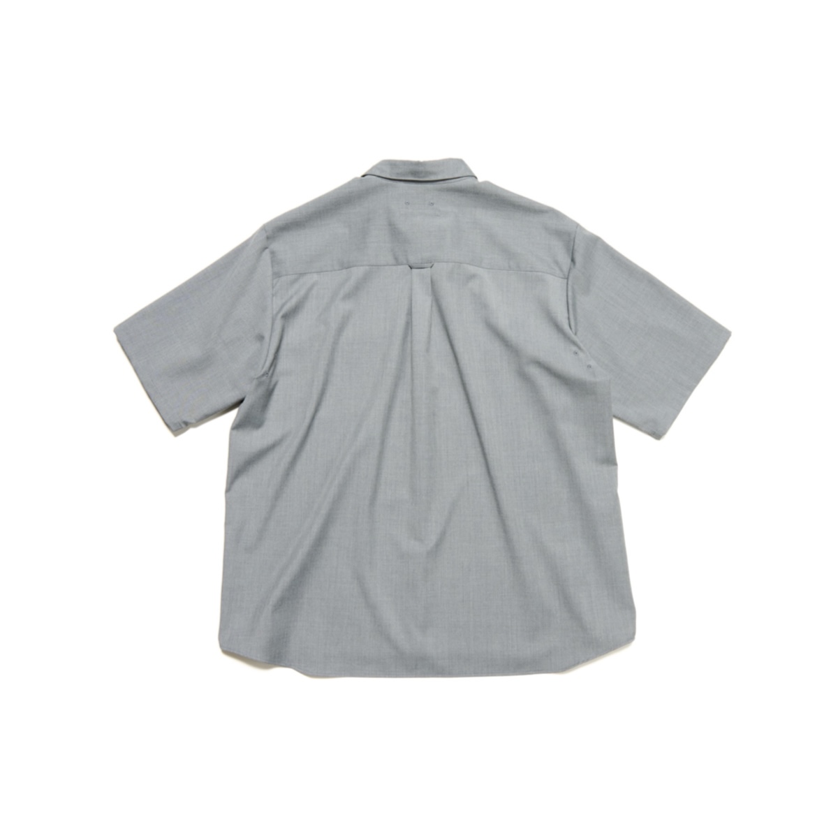 SOPHNET. / SUMMER STRETCH WOOL S/S SHIRT (Gray)