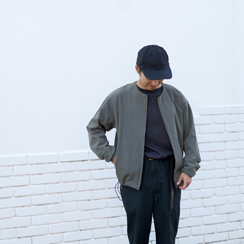 SOPHNET. / 4WAY STRETCH ZIP-UP TECH CARDIGAN (Khaki)