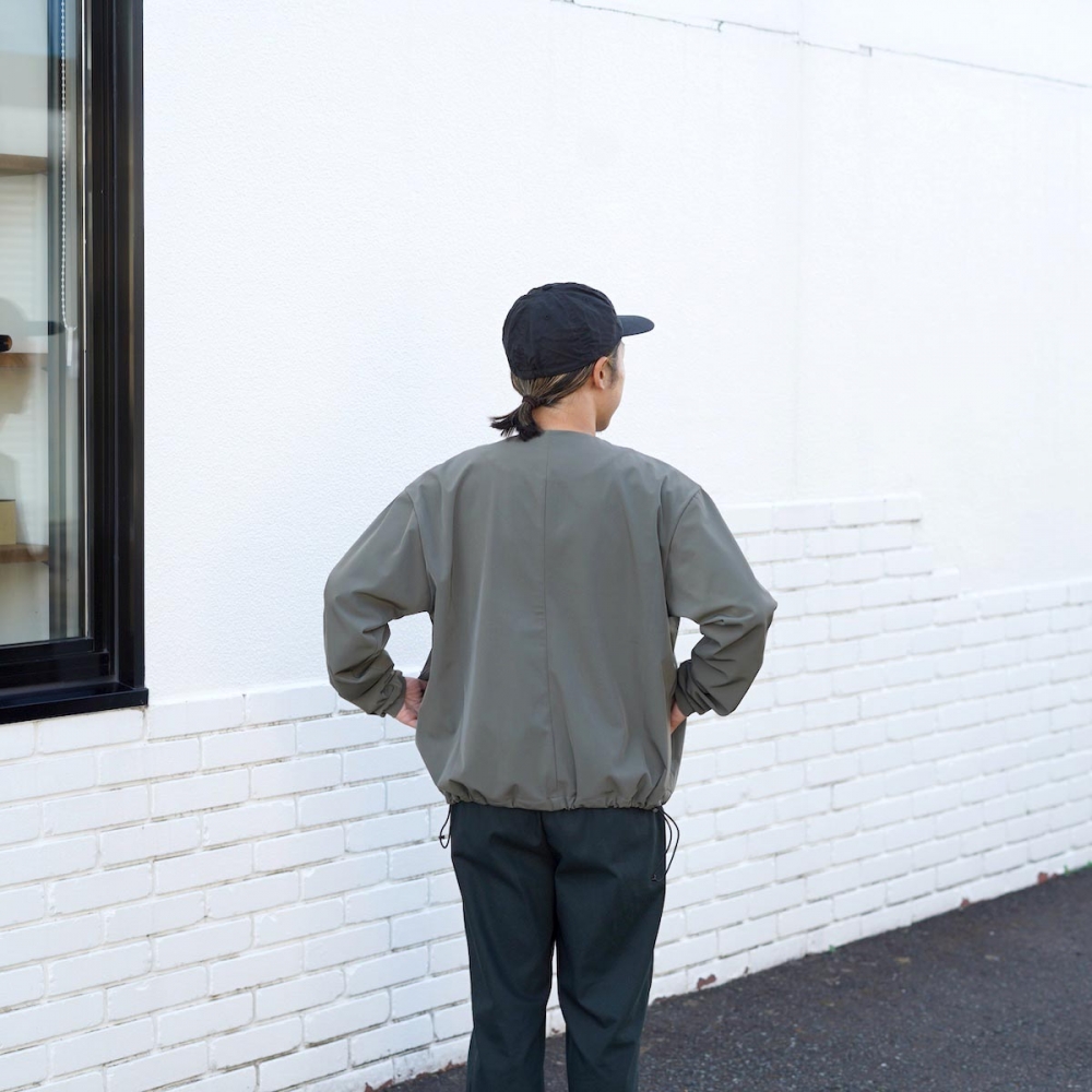 SOPHNET. / 4WAY STRETCH ZIP-UP TECH CARDIGAN (Khaki)