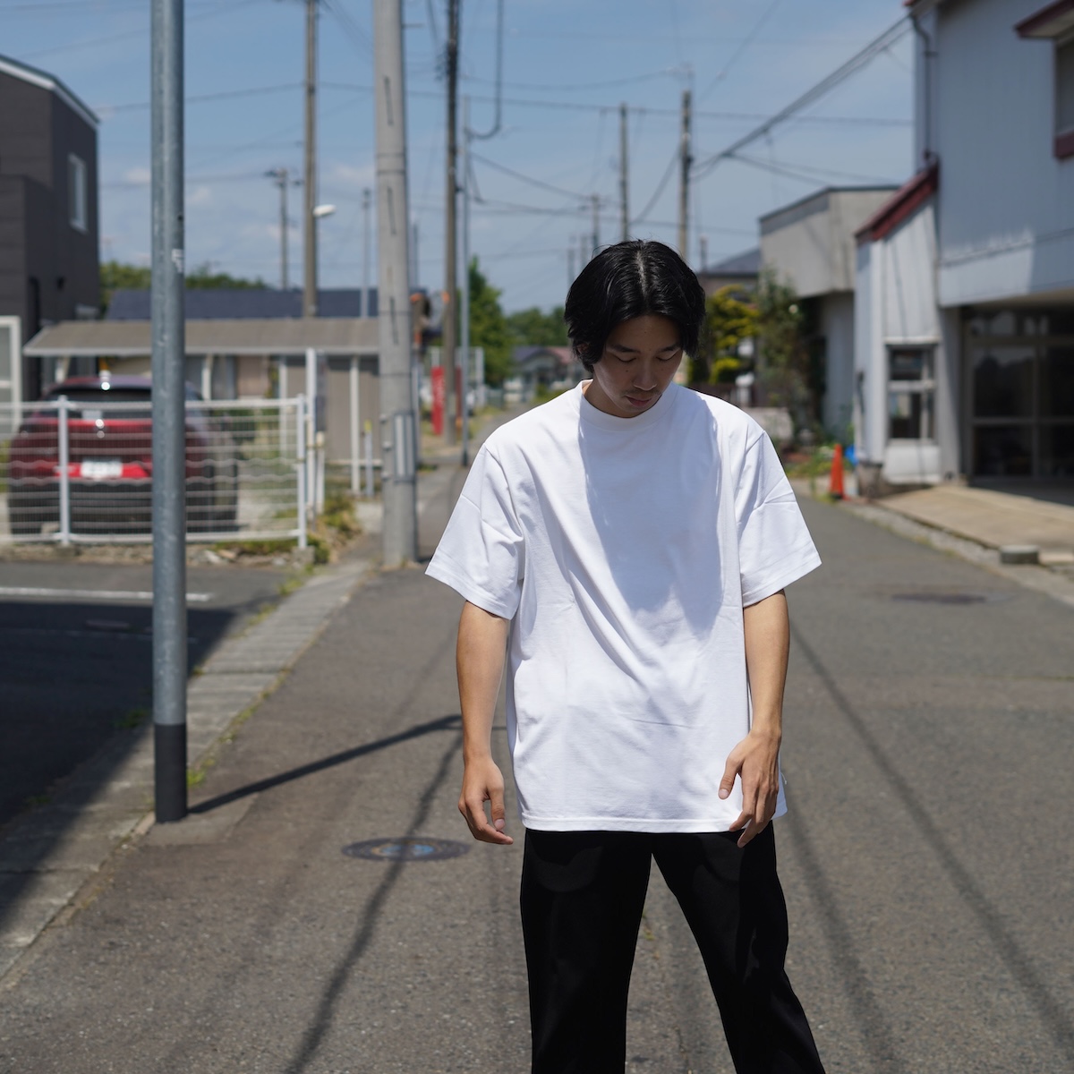 SOPHNET. / EX. MOBILIFIED WIDE TEE (White)