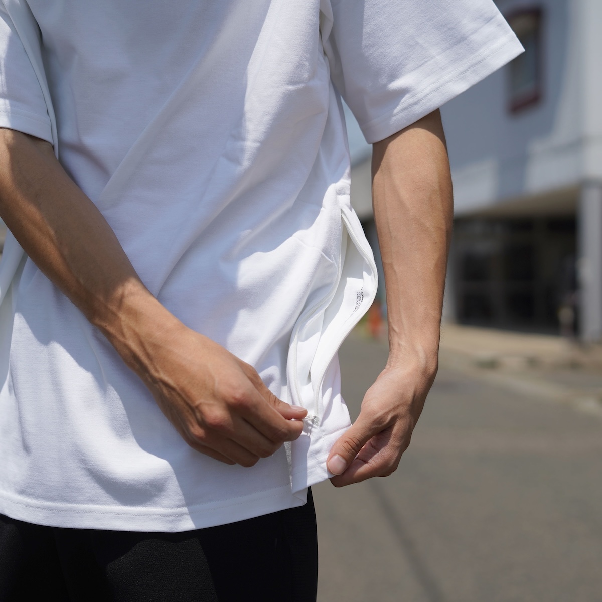 SOPHNET. / EX. MOBILIFIED WIDE TEE (White)